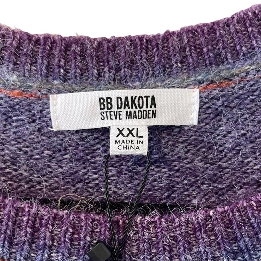 BB Dakota by Steve Madden Ombre Sweater  Pink  Women's Sz  XXL NWT MSPR $89 - Picture 7 of 10